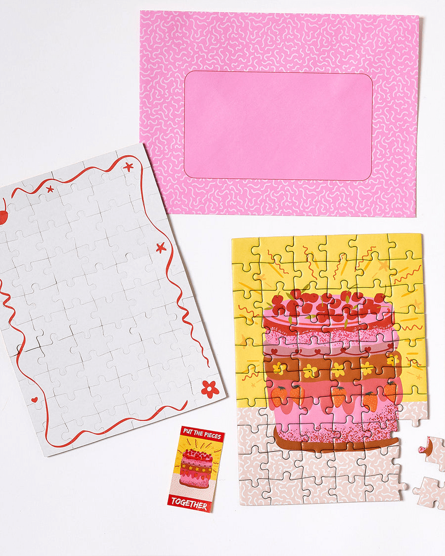 Journey of Something - Greeting Card Puzzle - Sweet Birthday
