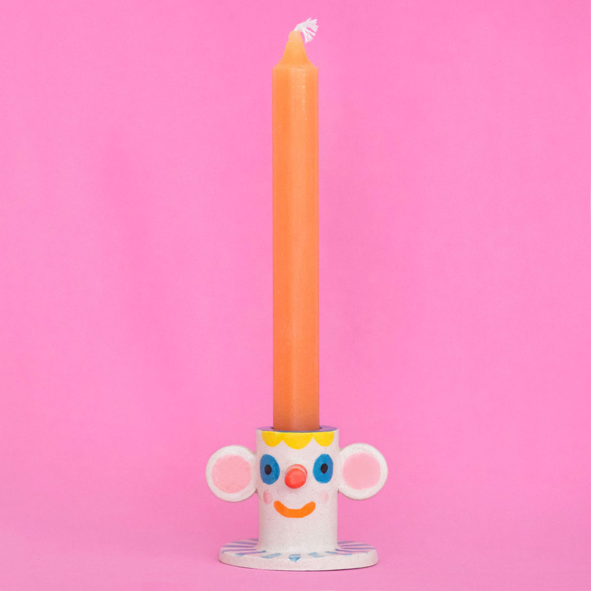 Ana Seixas - Happy Face Candle Holder / Ceramic Vase