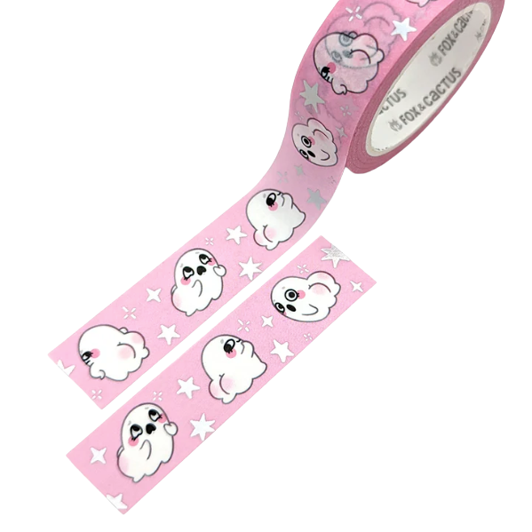 Fox & Cactus - Boo-ty Ghost Washi Tape