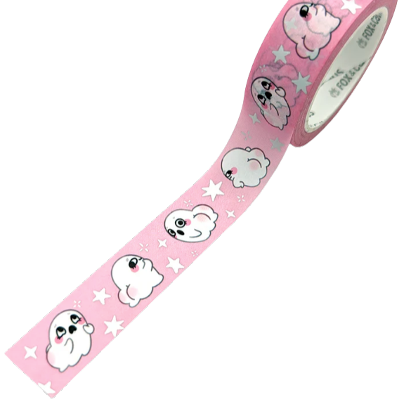 Fox & Cactus - Boo-ty Ghost Washi Tape