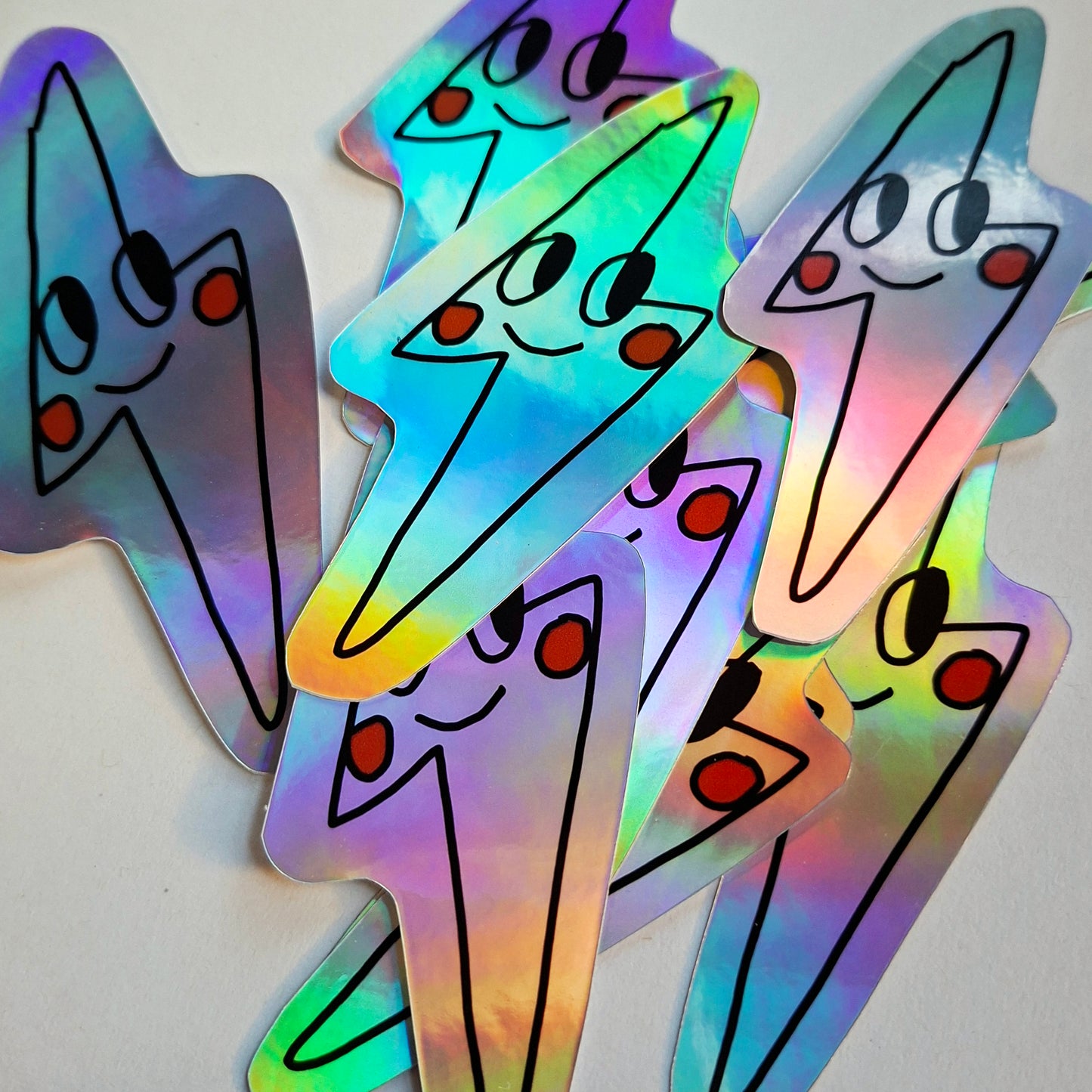 Tegan Iversen - Happy Lightning Bolt Sticker