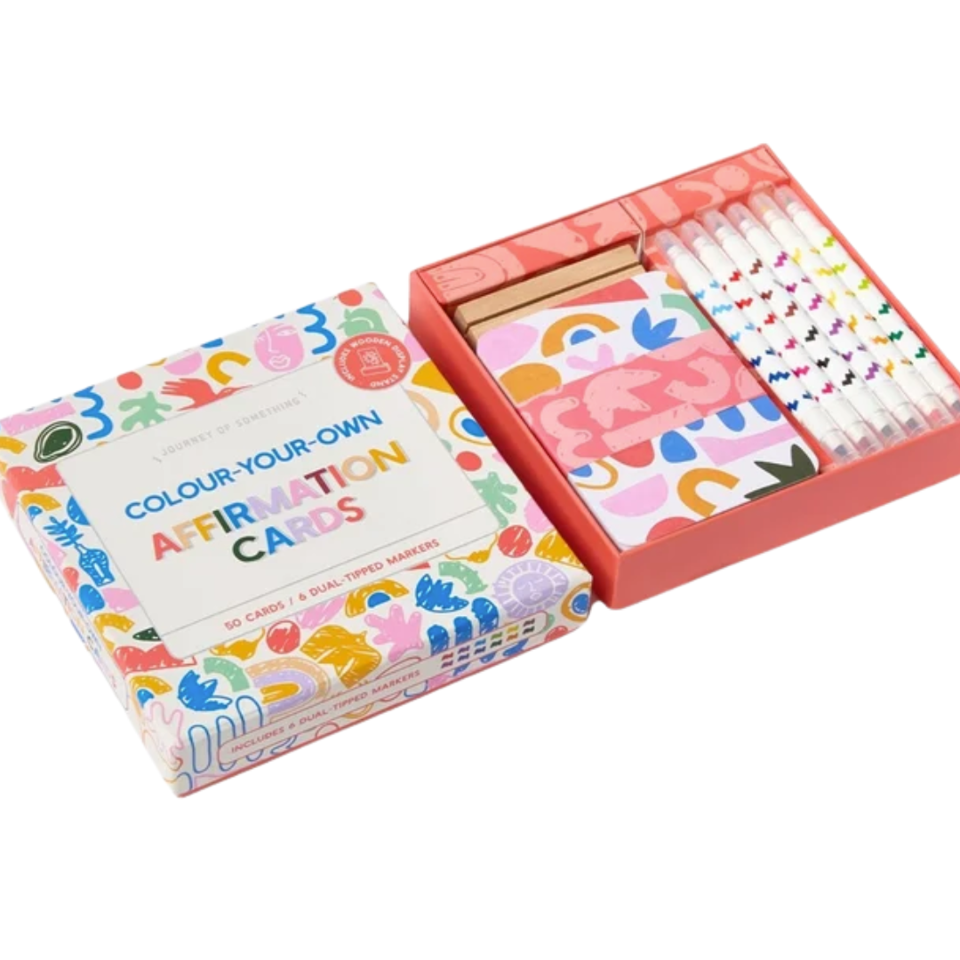 Journey of Something - Colour Your Own Affirmation Cards