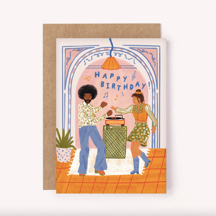 Lauren Sissons Vinyl Vibes Birthday Card