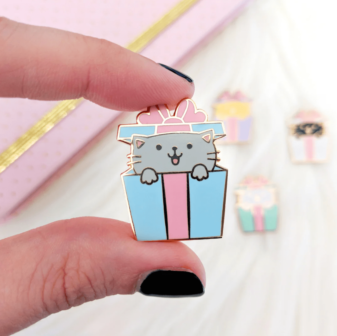 Fox & Cactus - Cat Gifts Enamel Pins