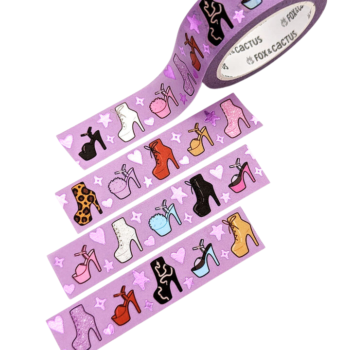Fox & Cactus - OMG Shoes Washi Tape