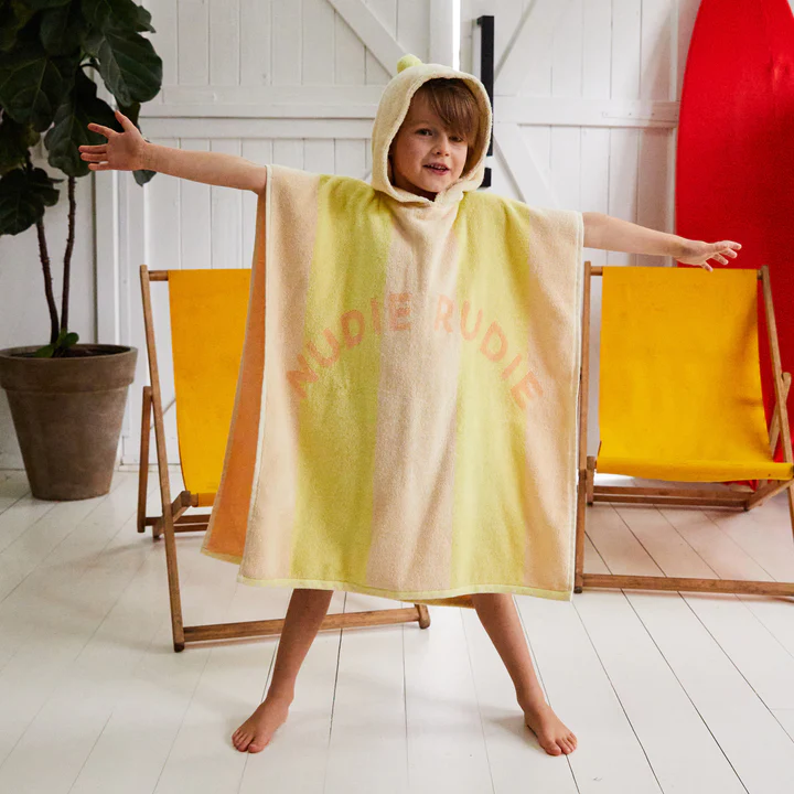 Sage x Clare Luxurious Terry Towelling Didcot Hoodie Nudie Towel - Splice