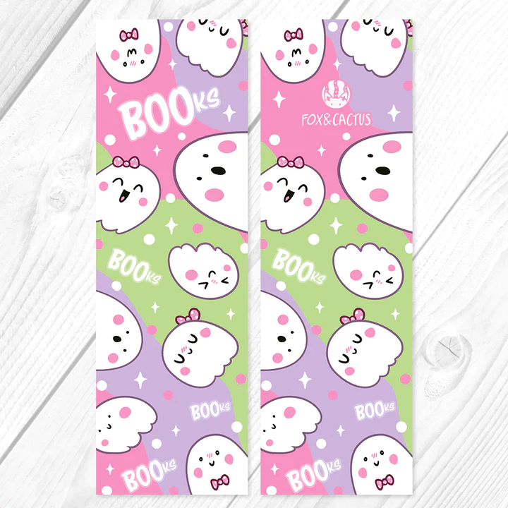 Fox & Cactus - Boo (BOOkmark) Bookmark