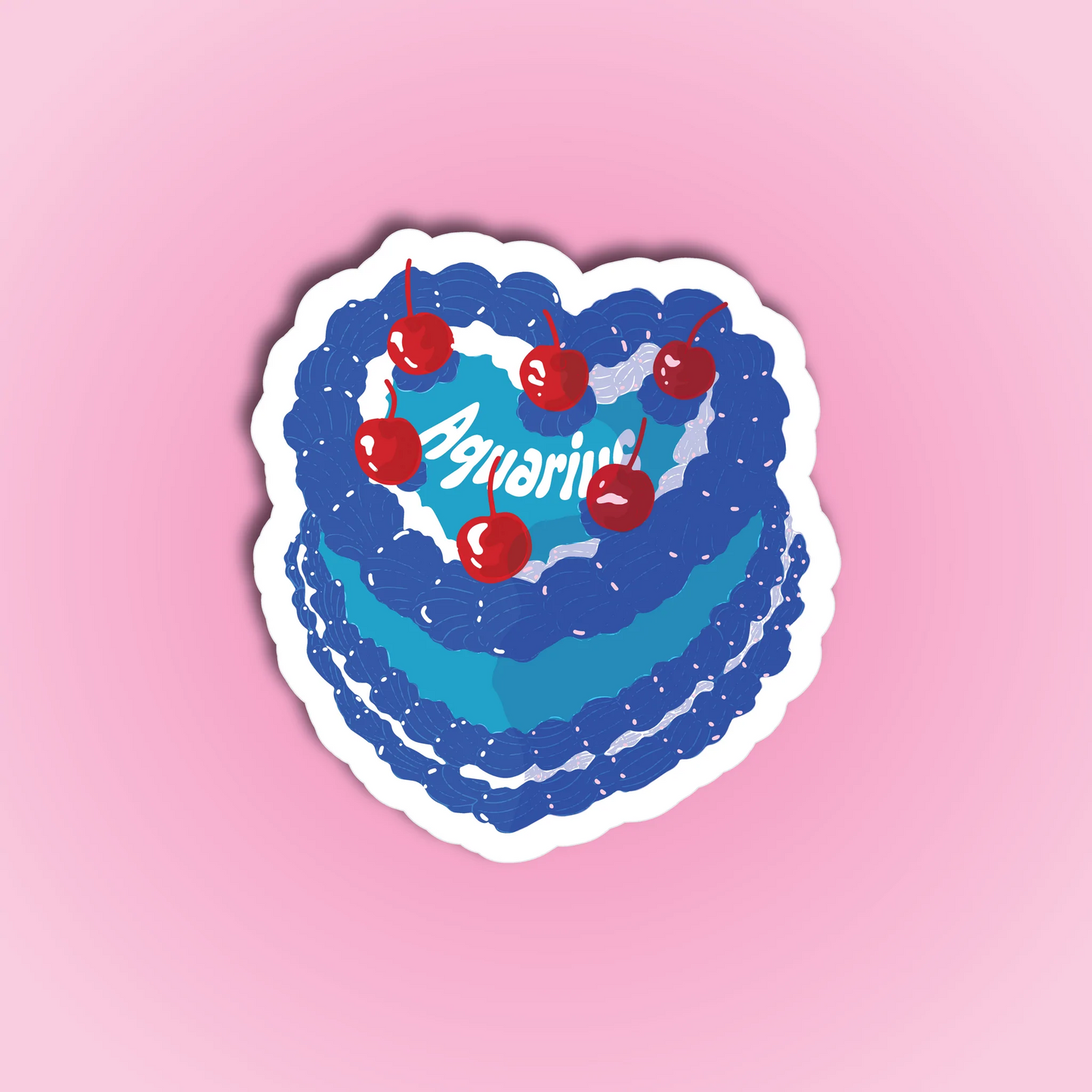 Ruby Roller Zodiac Cake Sticker