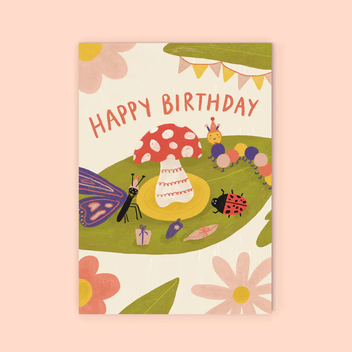 Lauren Sissons Birthday Card Bug Party