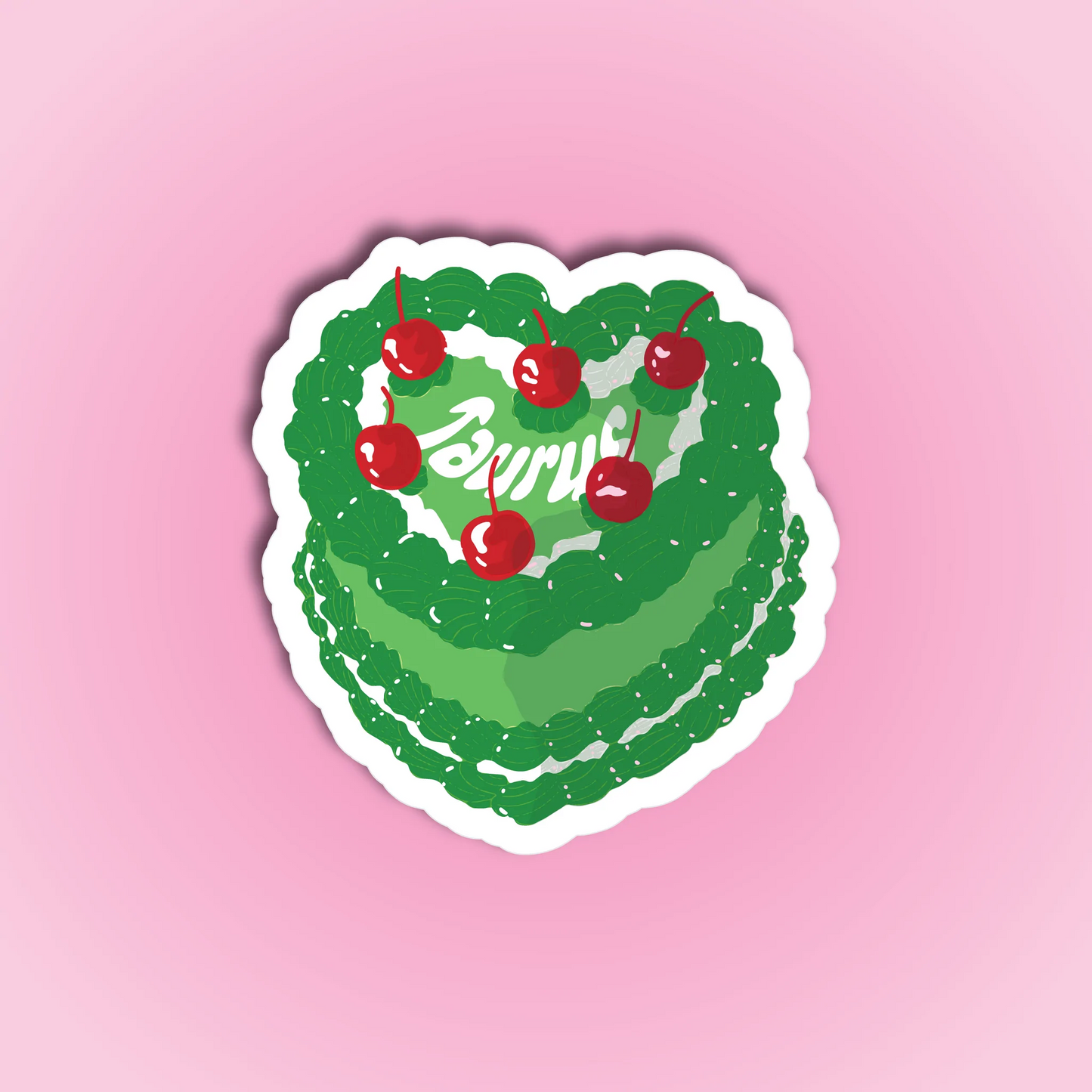 Ruby Roller Zodiac Cake Sticker