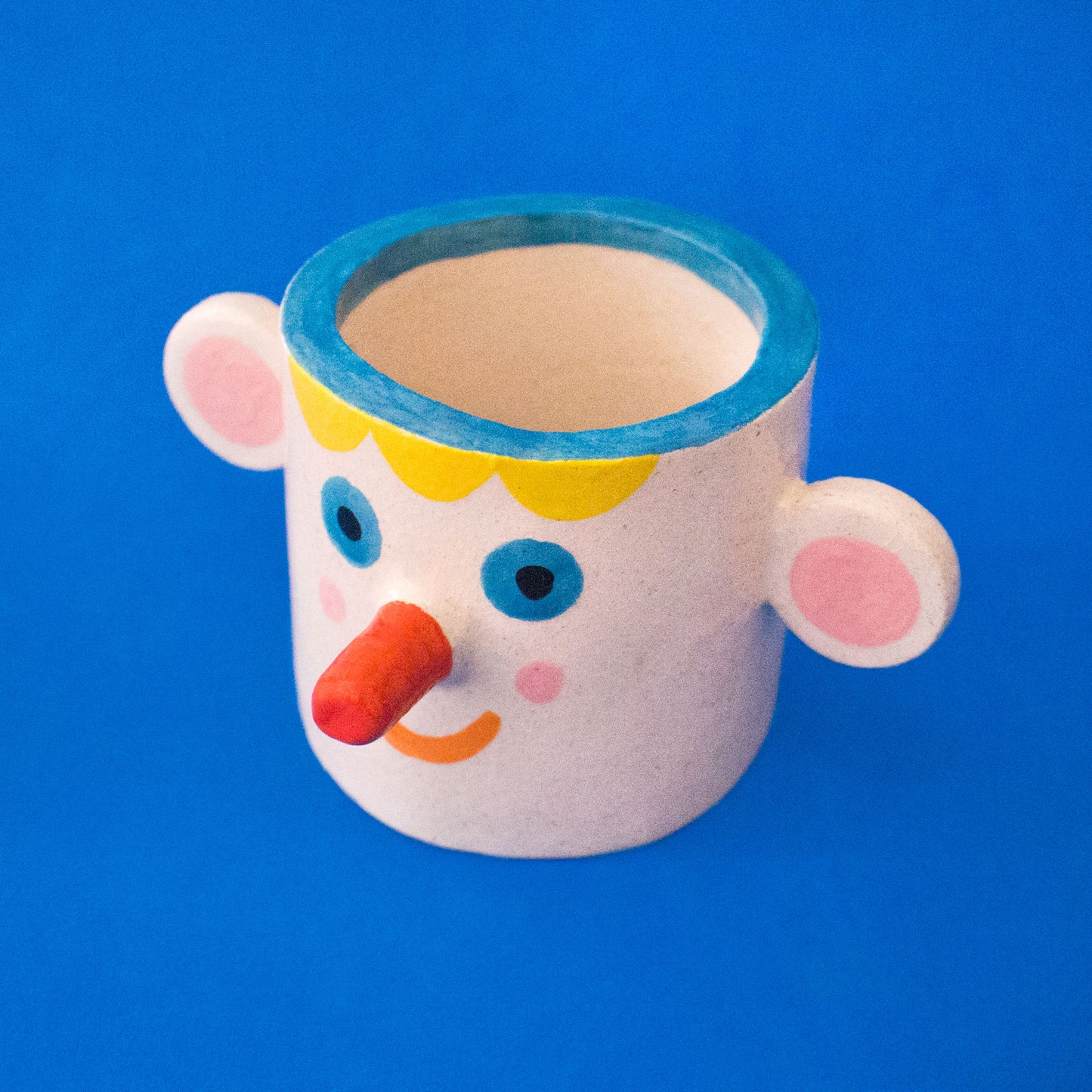 Ana Seixas - Happy Face Little Pot Ceramic Vase