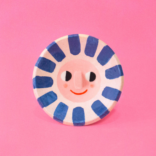 Ana Seixas - Happy Sun Blue Trinket Dish