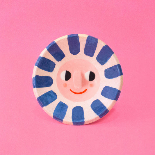 Ana Seixas - Happy Sun Blue Trinket Dish