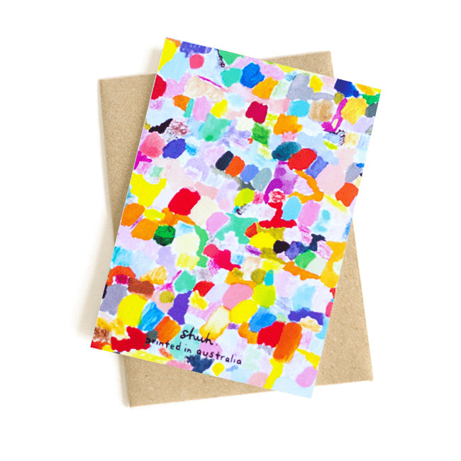 Shuh Lee Colourful, Vibrant Lanscape Greeting Card