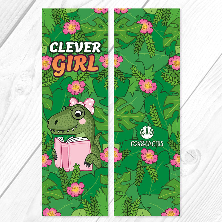 Fox & Cactus - Clever Girl Bookmark