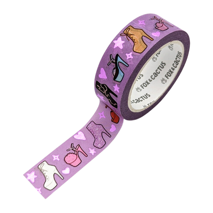 Fox & Cactus - OMG Shoes Washi Tape