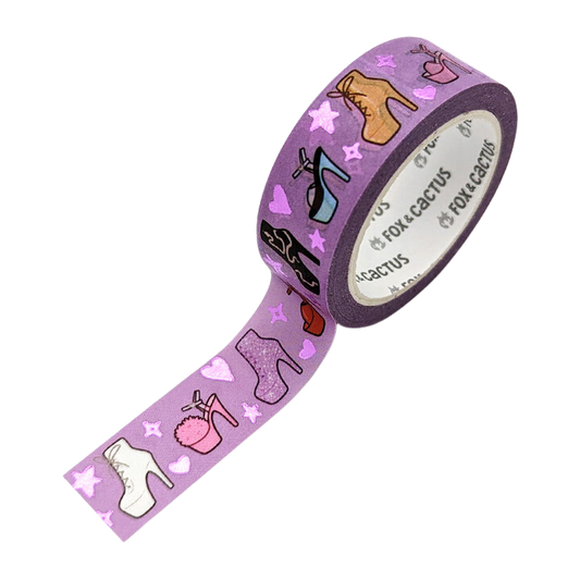 Fox & Cactus - OMG Shoes Washi Tape