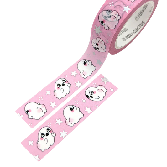 Fox & Cactus - Boo-ty Ghost Washi Tape