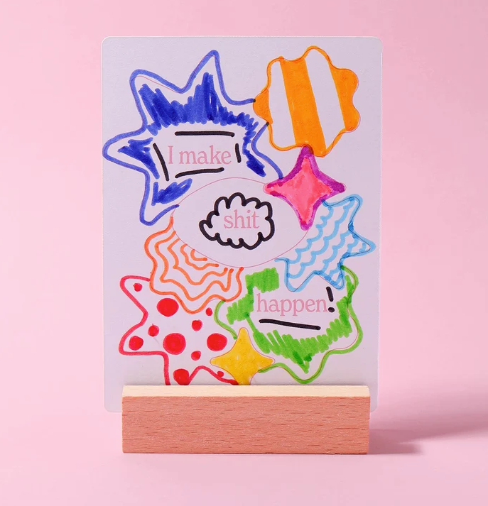 Journey of Something - Colour Your Own Adult Affirmation Cards
