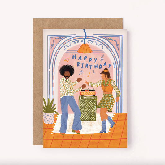 Lauren Sissons Vinyl Vibes Birthday Card