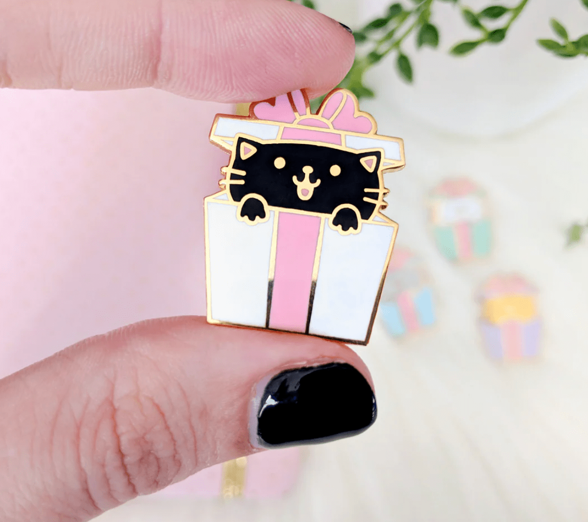 Fox & Cactus - Cat Gifts Enamel Pins