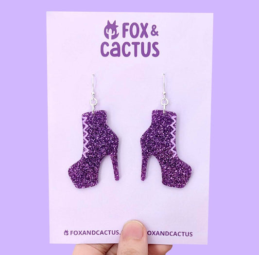 Fox & Cactus - Pole Boots Earrings