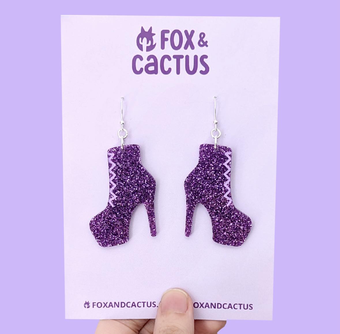 Fox & Cactus - Pole Boots Earrings