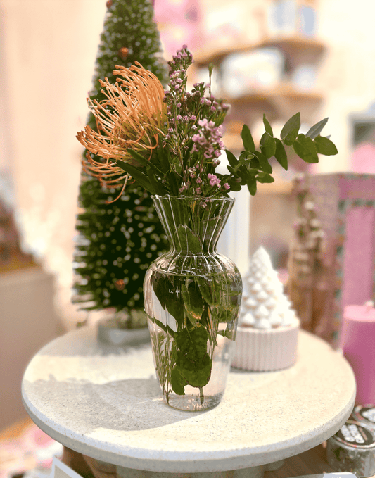 Lunar Dew - Clear Glass Vase
