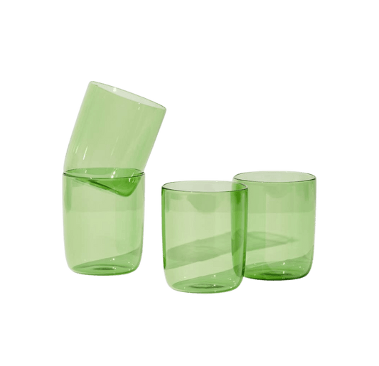 House of Nunu - Belly Set of 4 Cups in Green