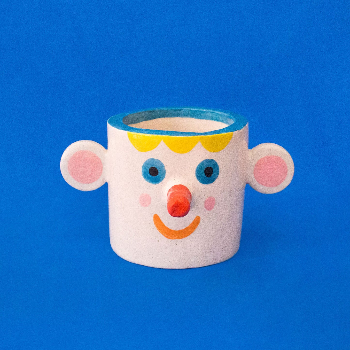 Ana Seixas - Happy Face Little Pot Ceramic Vase