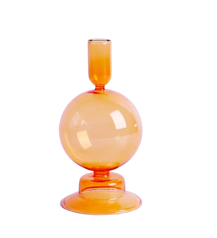 Amber Candle Holder