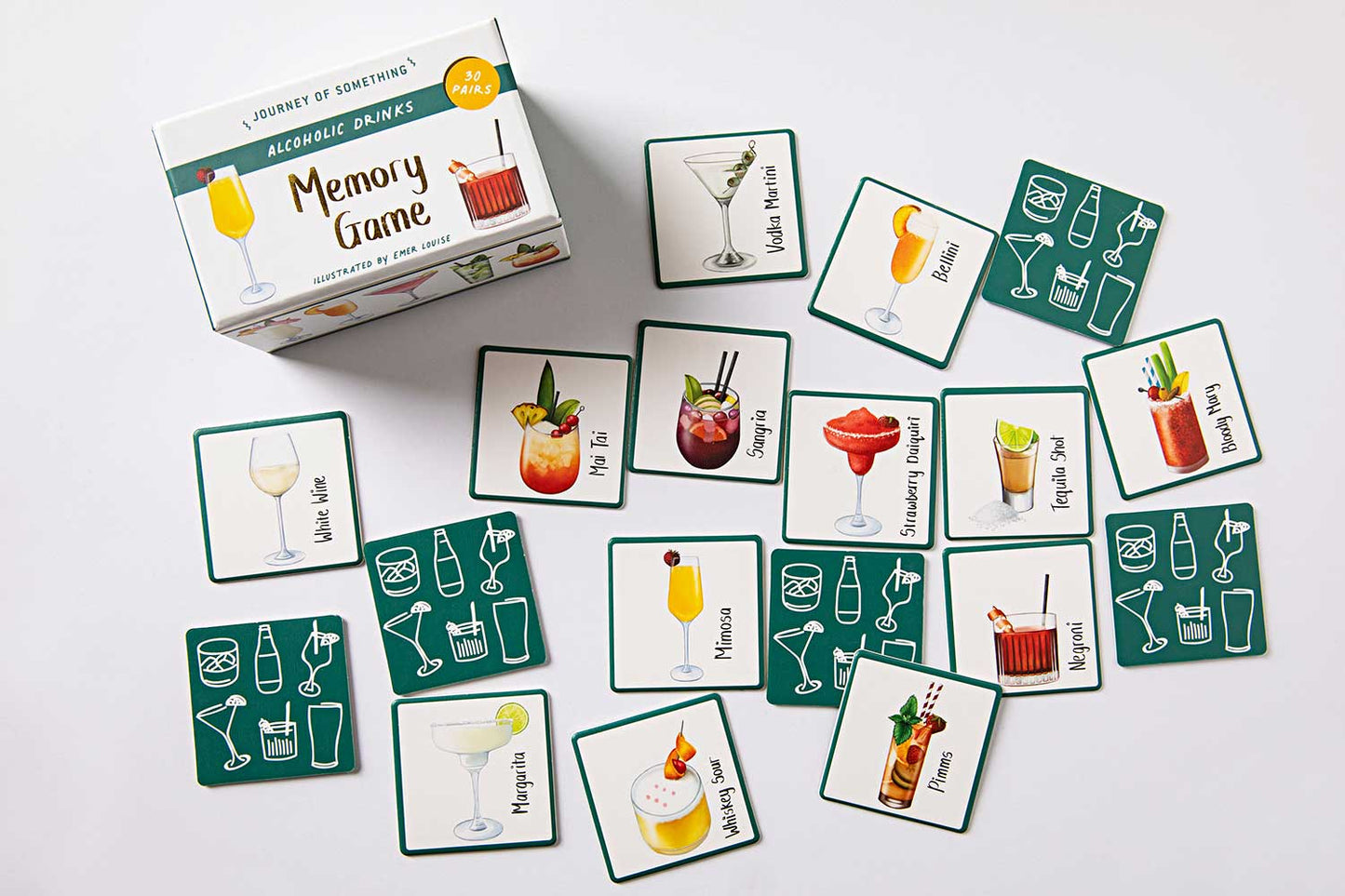 Journey of Something - Alcoholic Drinks Memory Game