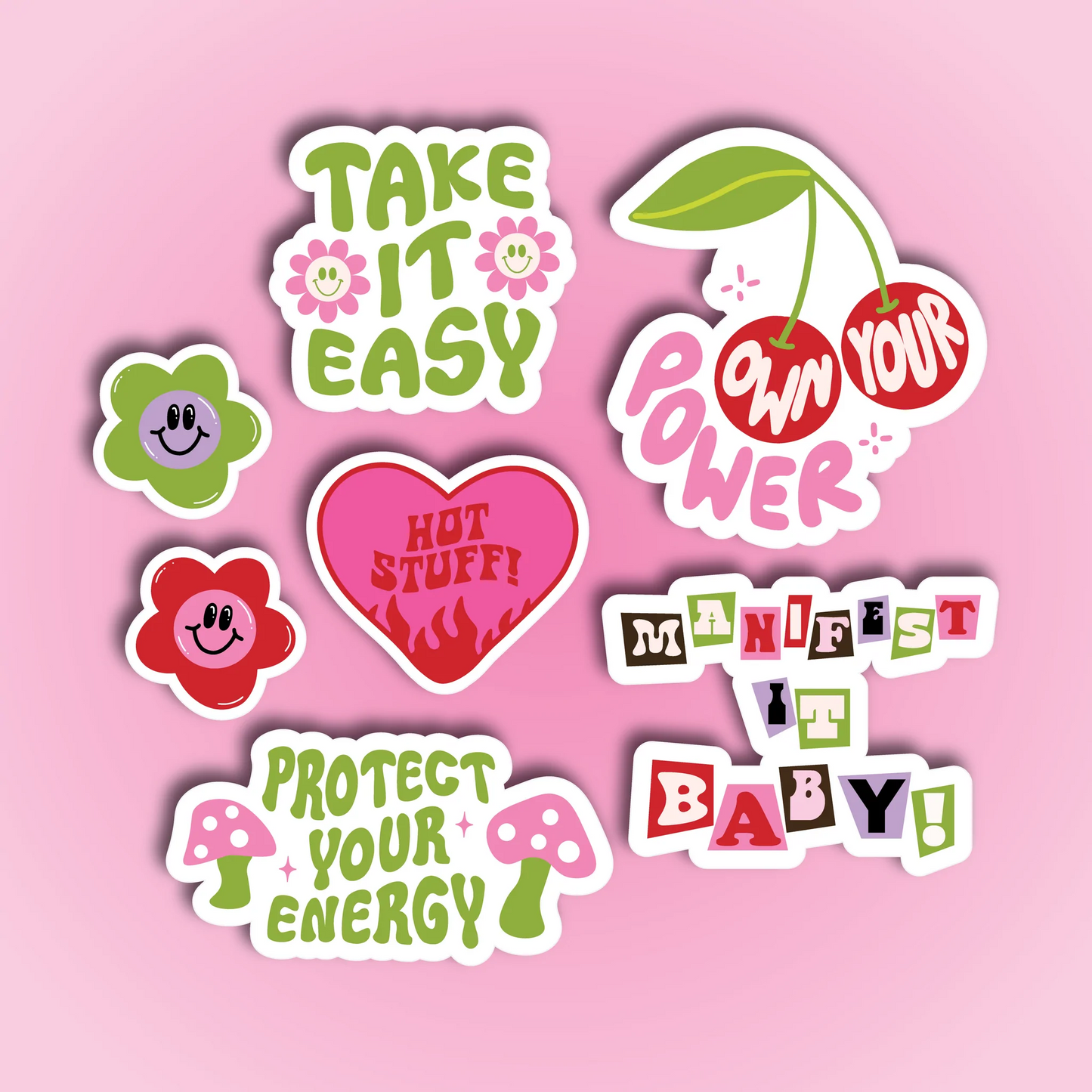 Ruby Roller Self Luv Sticker Pack