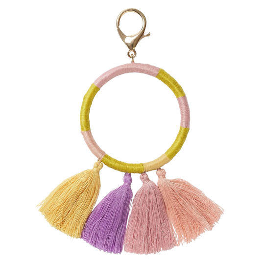 Sage x Clare Chrissy Key Ring Orchid