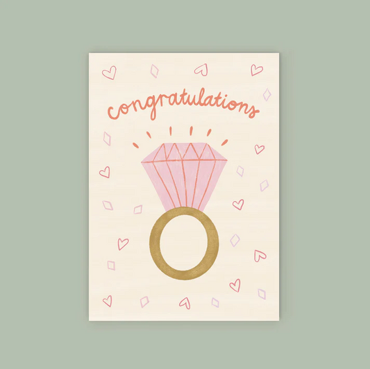 Lauren Sissons Congratulations Engagement Card