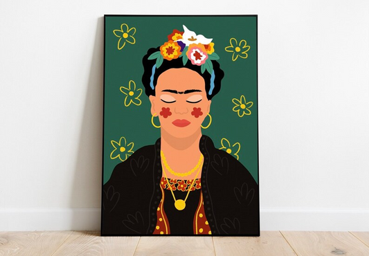 Elisha Illustrates Frida Art Print