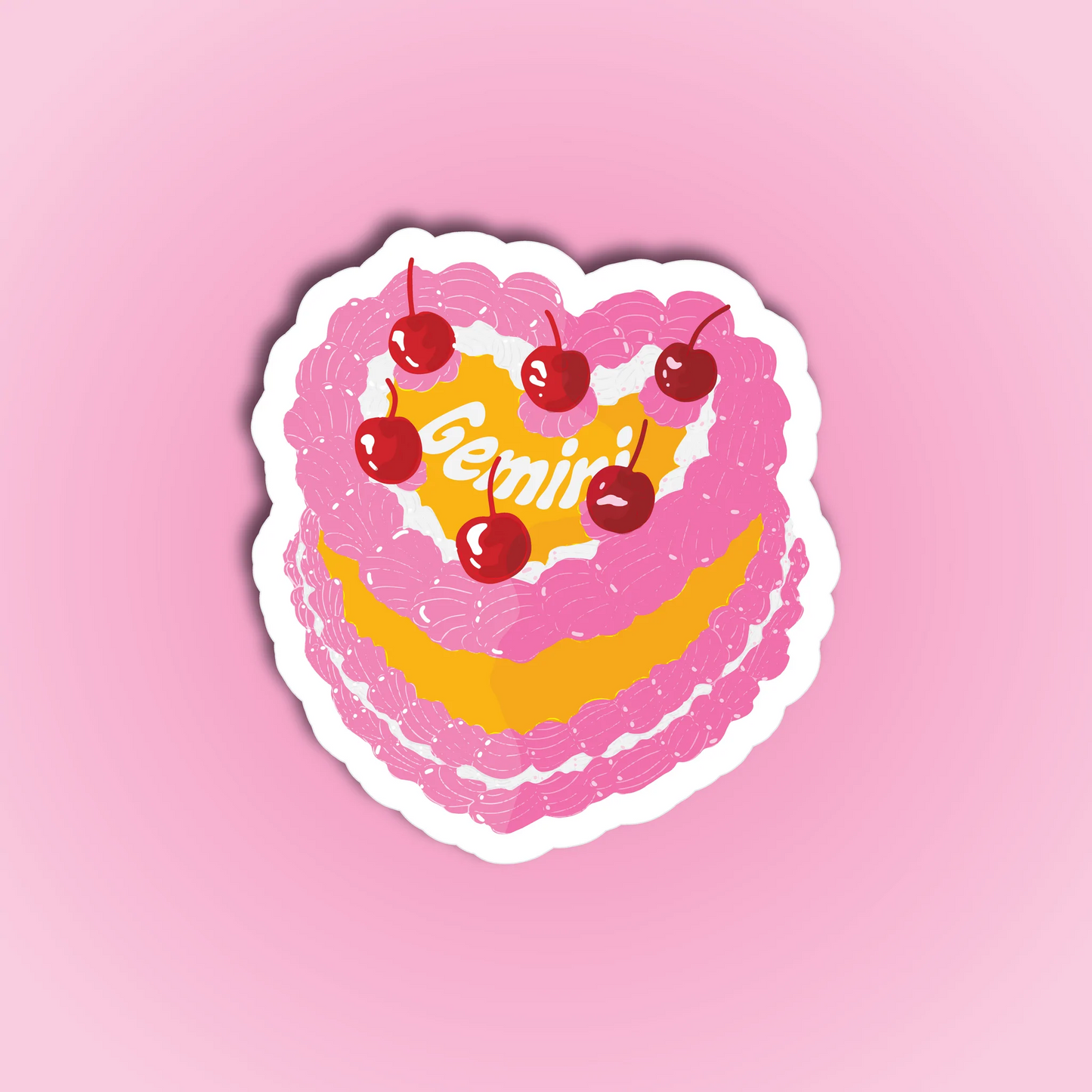 Ruby Roller Zodiac Cake Sticker