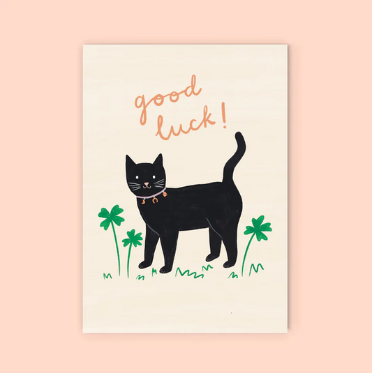 Lauren Sissons Good Luck Cat Card