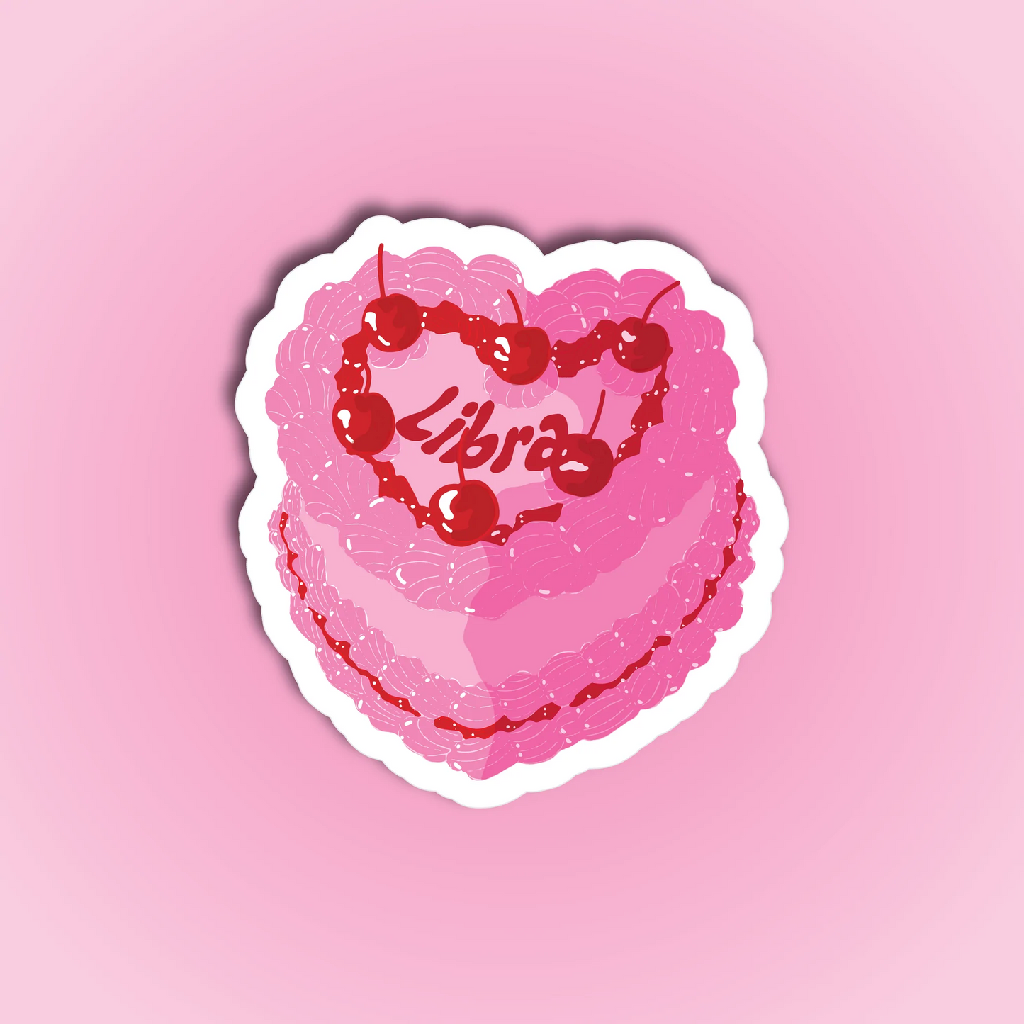Ruby Roller Zodiac Cake Sticker