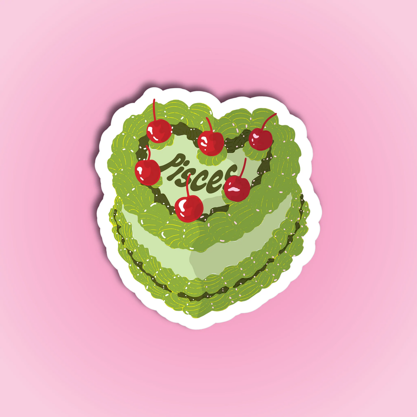 Ruby Roller Zodiac Cake Sticker