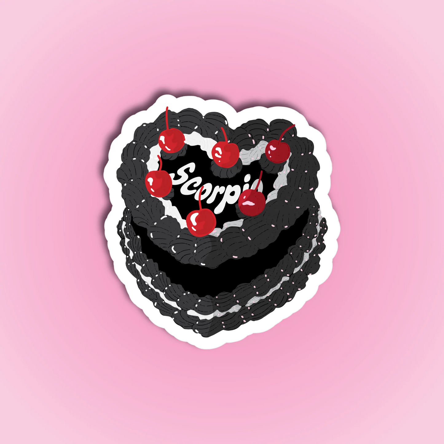 Ruby Roller Zodiac Cake Sticker